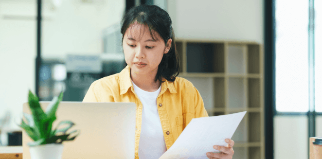 A client benefiting from accurate legal document translation services for USCIS submission in New York.