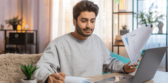 Client utilizing a certified translation company in New York for accurate immigration document translations.