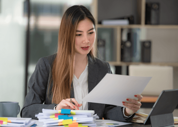 Expert translator translating corporate documents using certified translation services in New York at competitive pricing.