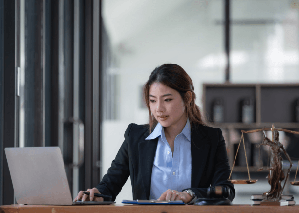 Lawyer using legal document translation services in New York ensure accuracy and compliance for all legal and official needs.