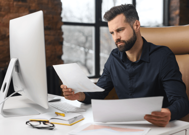 Customer benefiting from express birth certificate translation services in New York for urgent legal documentation.