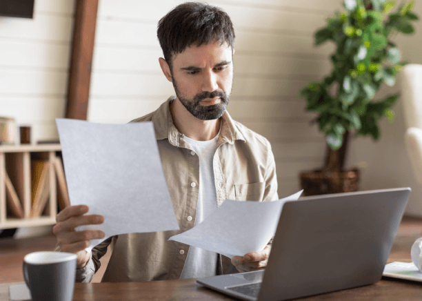 Client using translated marriage certificate through certified translation services in New York for immigration approval.