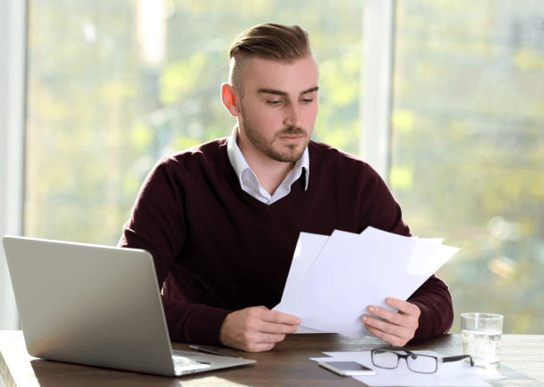 Client benefiting from certified translation services in New York for accurate property document translation.